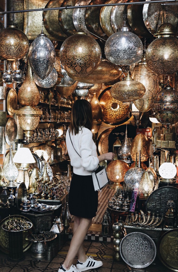 marrakech - travel tips - souk - maroccan style lamps - nickyinsideout - nicole ballardini 